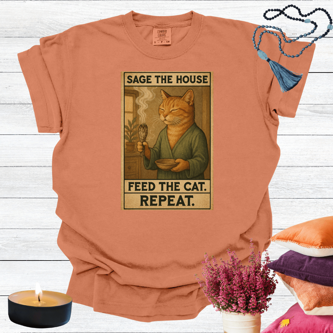 Sage the House Feed the Cat T-shirt