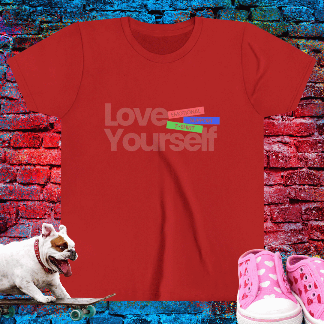 Love Yourself – Emotional Support Kid T-Shirt