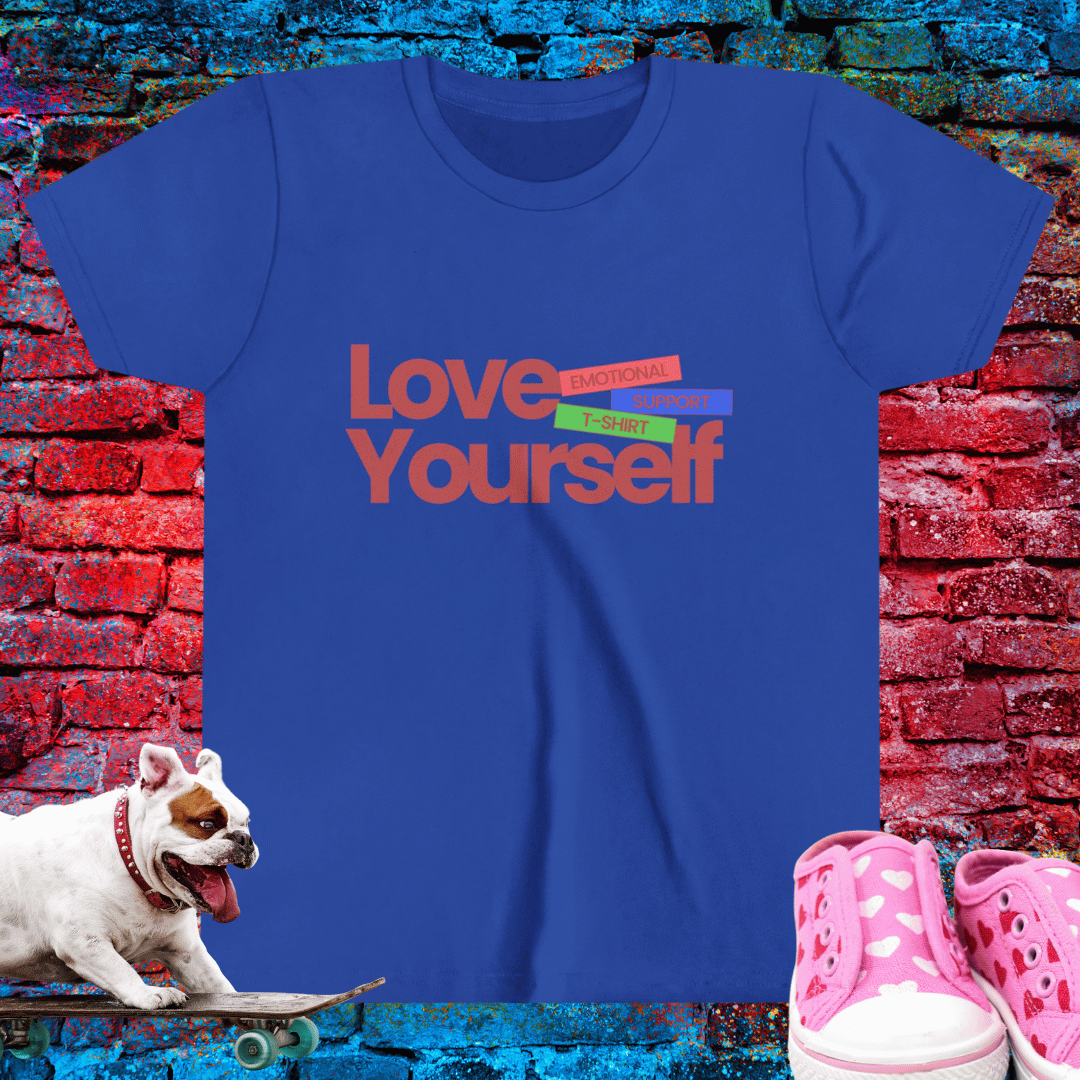 Love Yourself – Emotional Support Kid T-Shirt